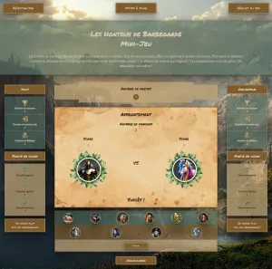 Capture d'écran du projet