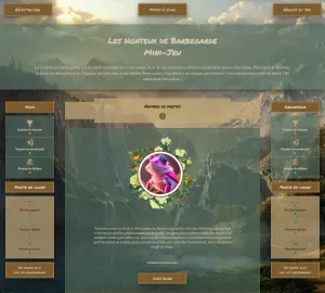 Capture d'écran du projet
