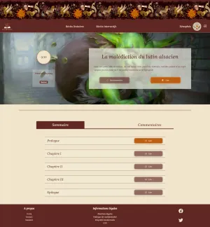 Capture d'écran du projet