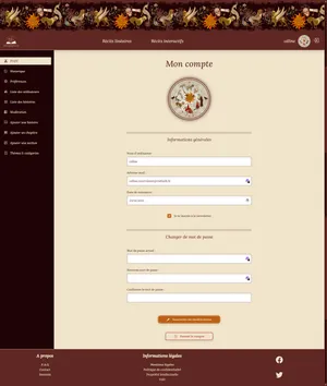 Capture d'écran du projet