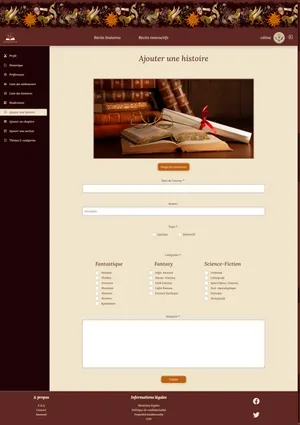 Capture d'écran du projet