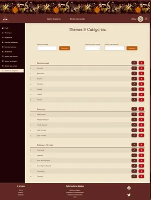 Capture d'écran du projet